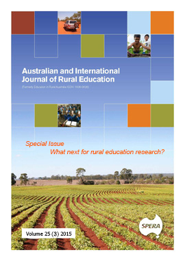 					View Vol 25, No. 3 (2015) Special Issue: What next for rural education research?
				